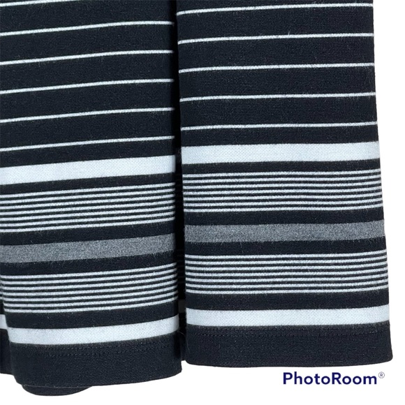 MAX STUDIO PLEATED STRIPED PULL ON SKIRT SIZE LARGE - Picture 6 of 12